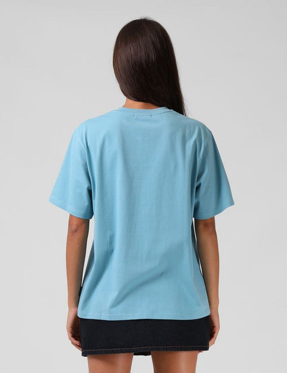 RPM OS SCRIPT TEE - PACIFIC BLUE