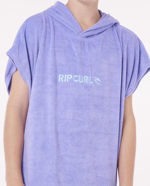 RIP CURL BRAND HOODED TOWEL-BOY - BRIGHT BLUE