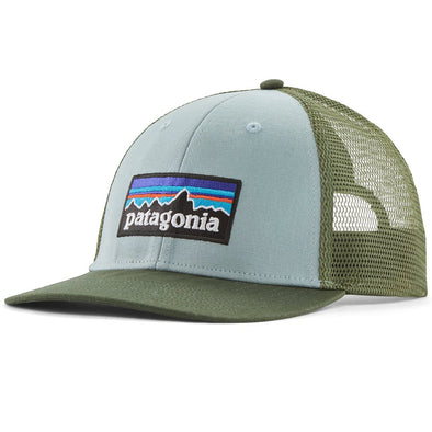 PATAGONIA P-6 LOGO LO PRO TRUCKER HAT - THERMAL BLUE