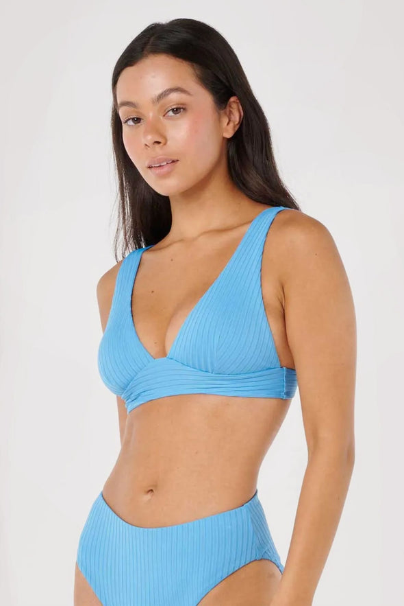 RIP CURL PREMIUM SURF D-DD DEEP V TOP W/ FULL PANT - AZURE BLUE