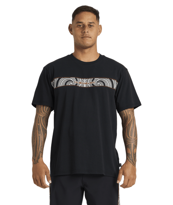 QUIKSILVER TAKARANGI PANEL SS - BLACK