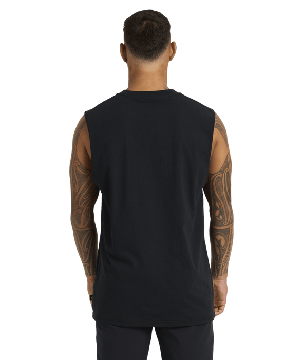 QUIKSILVER TIKI MUSCLE - BLACK