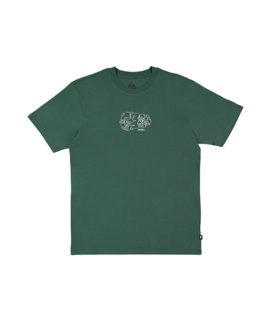 QUIKSILVER TIKI SS TEE - JUNGLE GREEN
