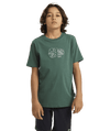 QUIKSILVER TIKI SS YOUTH - JUNGLE GREEN