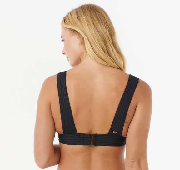 RIP CURL PREMIUM SURF D-DD DEEP V TOP W/ FULL PANT - BLACK