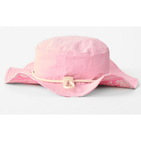 RIP CURL MIXED REVO UPF BUCKET HAT-GIRL - PINK