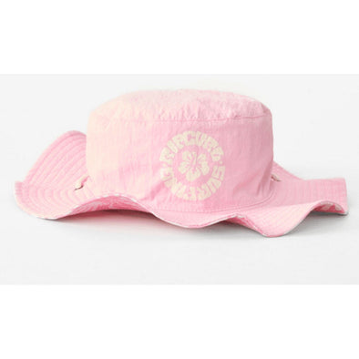 RIP CURL MIXED REVO UPF BUCKET HAT-GIRL - PINK