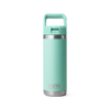 YETI RAMBLER 18OZ (532ML) STRAW BOTTLE - SEAFOAM