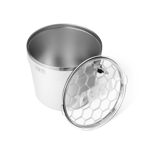 YETI RAMBLER BEVERAGE BUCKET - WHITE