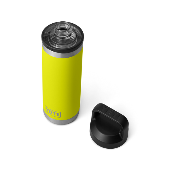 YETI RAMBLER 18OZ (532ML) BOTTLE W/ CHUG CAP - FIRE FLY YELLOW