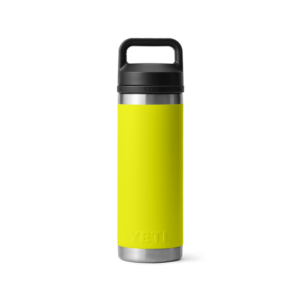 YETI RAMBLER 18OZ (532ML) BOTTLE W/ CHUG CAP - FIRE FLY YELLOW