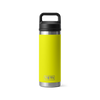 YETI RAMBLER 18OZ (532ML) BOTTLE W/ CHUG CAP - FIRE FLY YELLOW