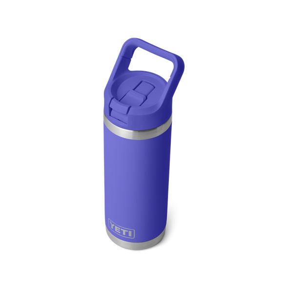 YETI RAMBLER 18OZ (532ML) W/ STRAW CAP - ULTRAMARINE VIOLET