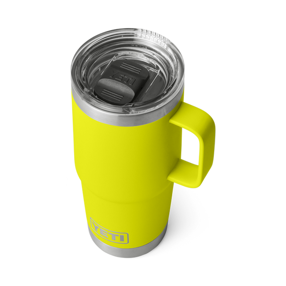 YETI RAMBLER 20OZ (591ML) TRAVEL MUG - FIREFLY YELLOW
