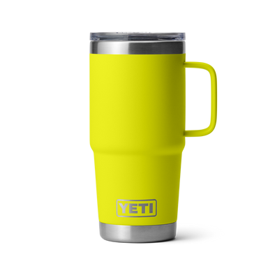YETI RAMBLER 20OZ (591ML) TRAVEL MUG - FIREFLY YELLOW