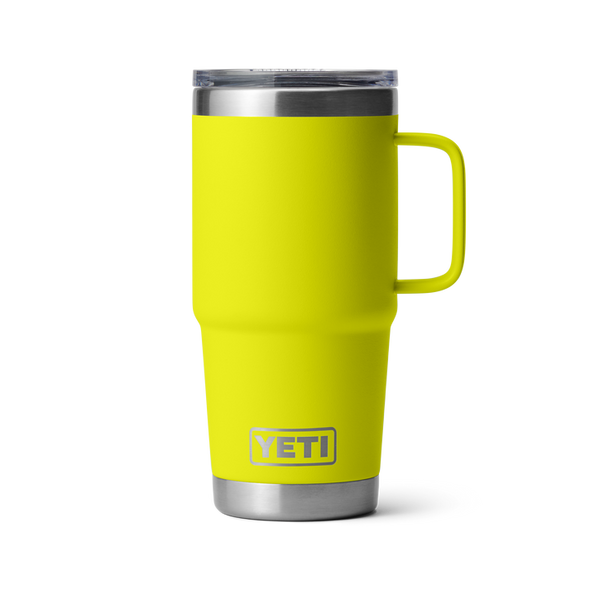 YETI RAMBLER 20OZ (591ML) TRAVEL MUG - FIREFLY YELLOW