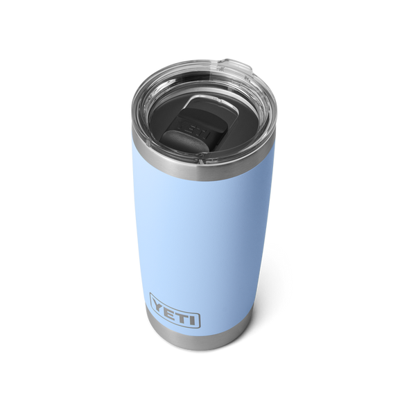 YETI RAMBLER 20OZ (591ML) TUMBLER W/ MAG SLIDER LID - BIG SKY BLUE