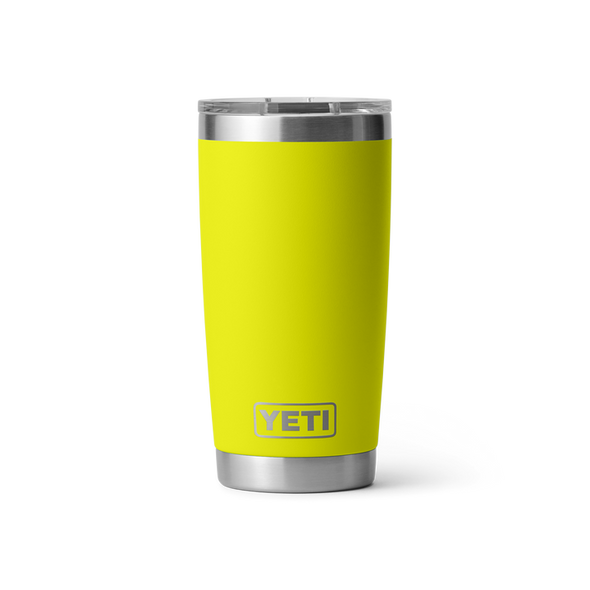 YETI RAMBLER 20OZ (591ML) TUMBLER W/ MAG SLIDER LID - FIREFLY YELLOW