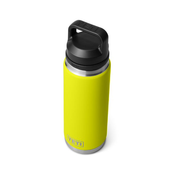 YETI RAMBLER 26OZ (769ML) BOTTLE W/ CHUG CAP - FIREFLY YELLOW