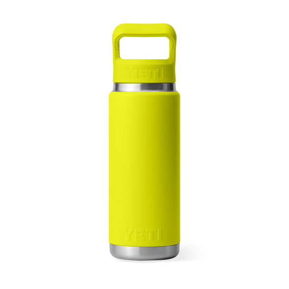 YETI RAMBLER 26OZ BOTTLE (769ML) W/ STRAW CAP - FIREFLY YELLOW