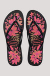HAVAIANAS SLIM ORGANIC - BLACK/PINK/LEMONADE