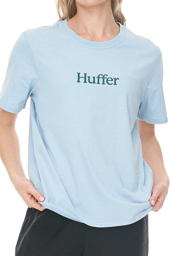 HUFFER CLASSIC TEE 170/CLEAR - Y2K BLUE