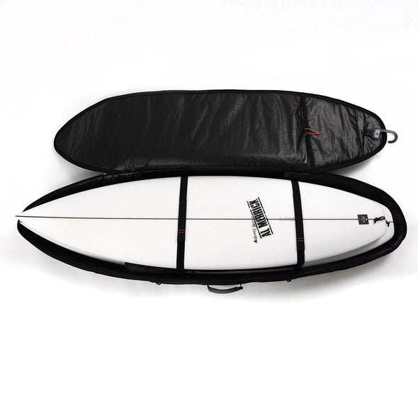 OCEAN AND EARTH HYPA FISH/SHORTBOARD  TRAVEL COVER 3 BOARD - KHAKI