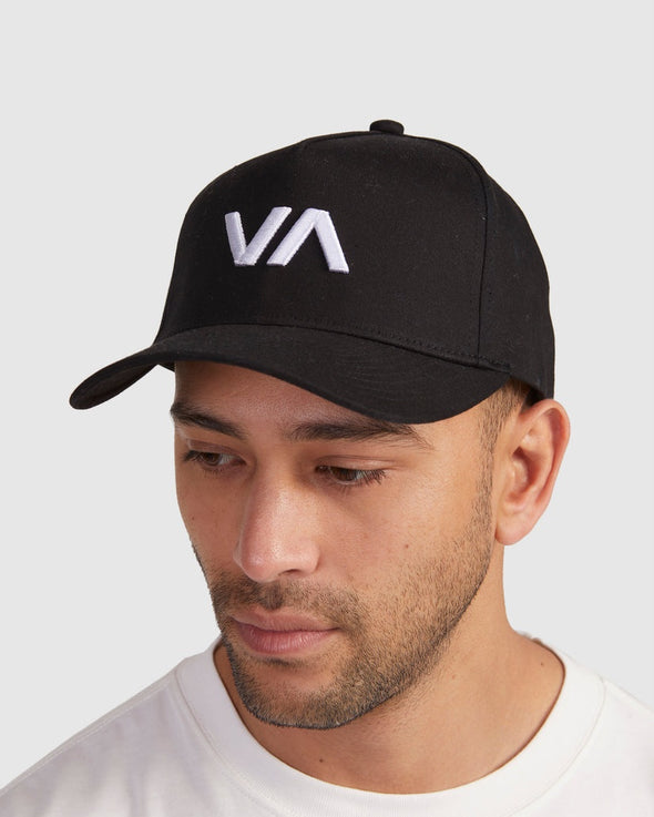 RVCA VA CASHOLA PINCHED SNAPBACK - RVCA BLACK