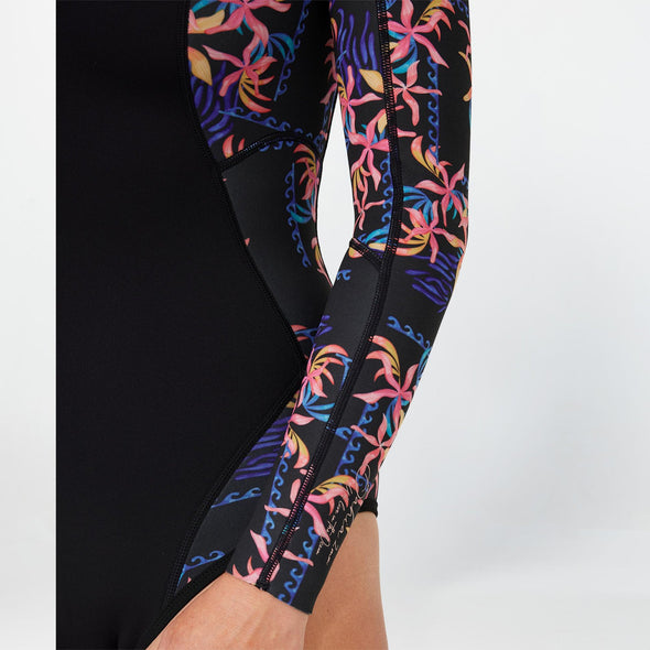 ONEILL BAHIA FZ LS CHEEKY SPRING 2MM - TROPIC TEXTA