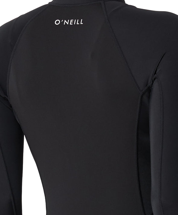 ONEILL BAHIA NEO SKINS FZ LS SPRING 1MM - BLACK/BLACK