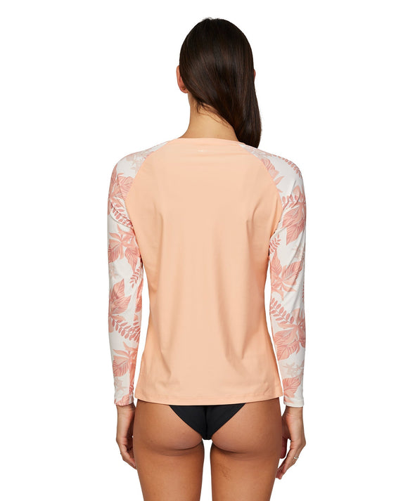 ONEILL SALINA LS UV TEE - PEACH