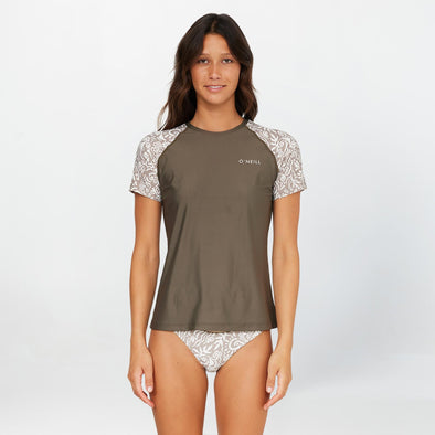 ONEILL SALINA S/S SURF TEE - DUN DUNE