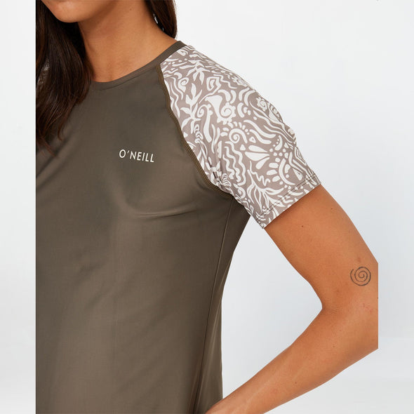 ONEILL SALINA S/S SURF TEE - DUN DUNE