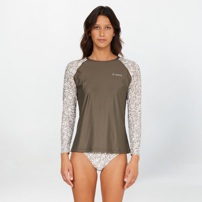 ONEILL SALINA LS SURF TEE - DUN DUNE