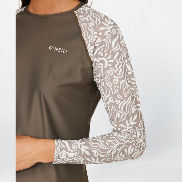 ONEILL SALINA LS SURF TEE - DUN DUNE