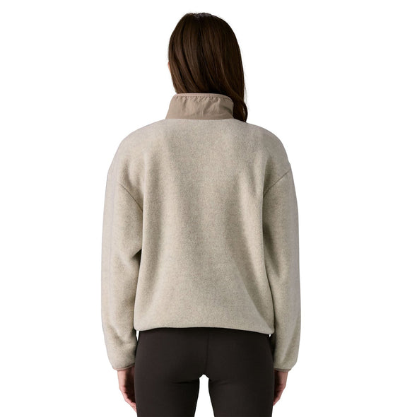PATAGONIA W'S SYNCH JACKET - OATMEAL HEATHER W/ SEABIRD GREY