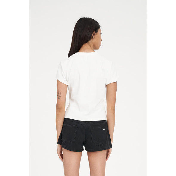 HUFFER RIB MINI TEE 290/HOMEBOUND - CHALK