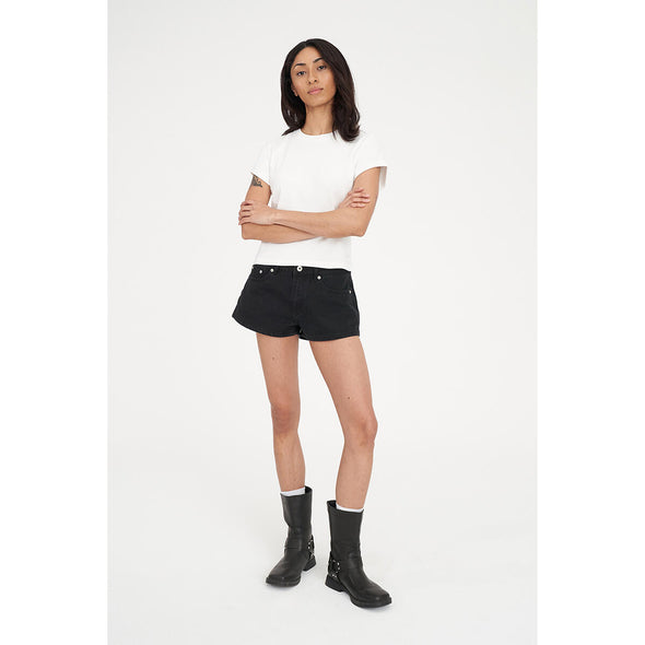 HUFFER RIB MINI TEE 290/HOMEBOUND - CHALK