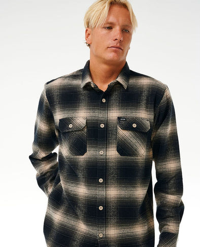 RIP CURL COUNT FLANNEL SHIRT - TAUPE