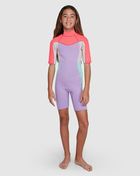 BILLABONG 202 TEEN SYNERGY BZ SS FL SPRING - BRIGHT ORCHID