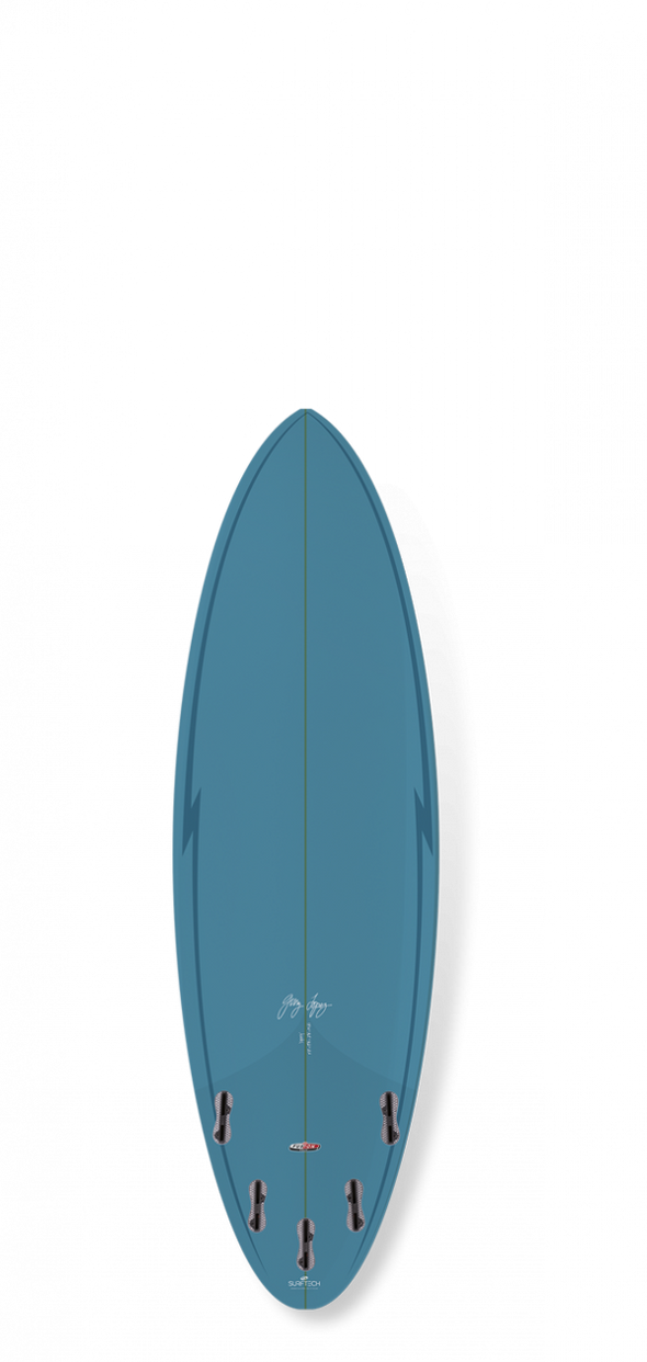 GERRY LOPEZ 5'8 SQUIRTY FIVE-FIN - BLUE
