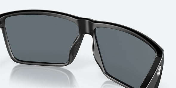 COSTA RINCON BLACK W/ BLUE MIRROR 580G PT POLARIZED