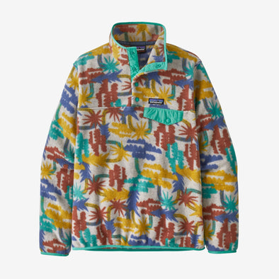 PATAGONIA W'S LW SYNCH SNAP-T P/O - TREE CONNECTION: FRESH TEAL