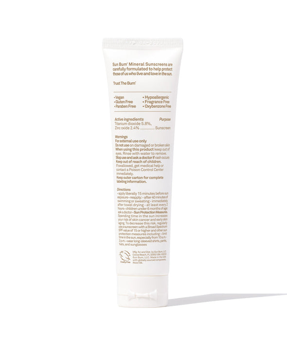 SUN BUM SPF 30 MINERAL TINTED FACE LOTION