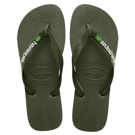 HAVAIANAS BRAZIL LOGO - MOSS/MOSS