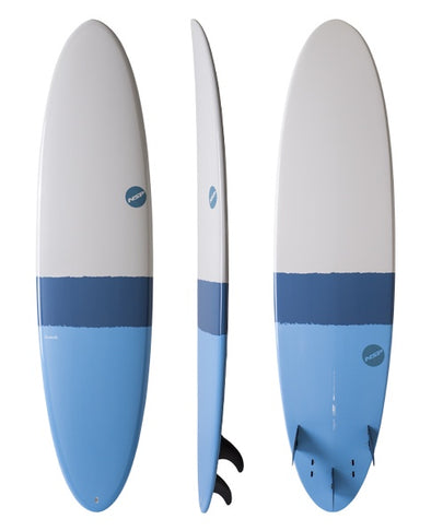 NSP ELEMENTS FUN SURFBOARD 6'8 - SKY BLUE