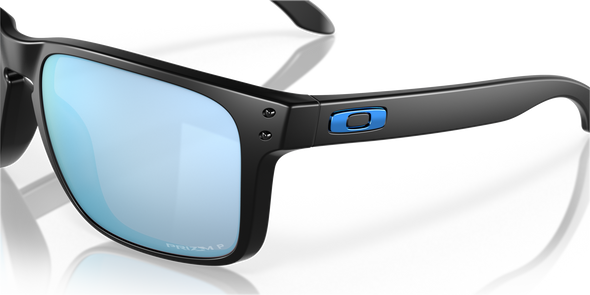 OAKLEY HOLBROOK XL MATTE BLACK W/ PRIZM DEEP WATER POLARIZED