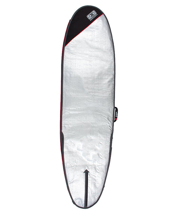 OCEAN AND EARTH COMPACT DAY LONGBOARD COVER - BLACK/BLACK/RED