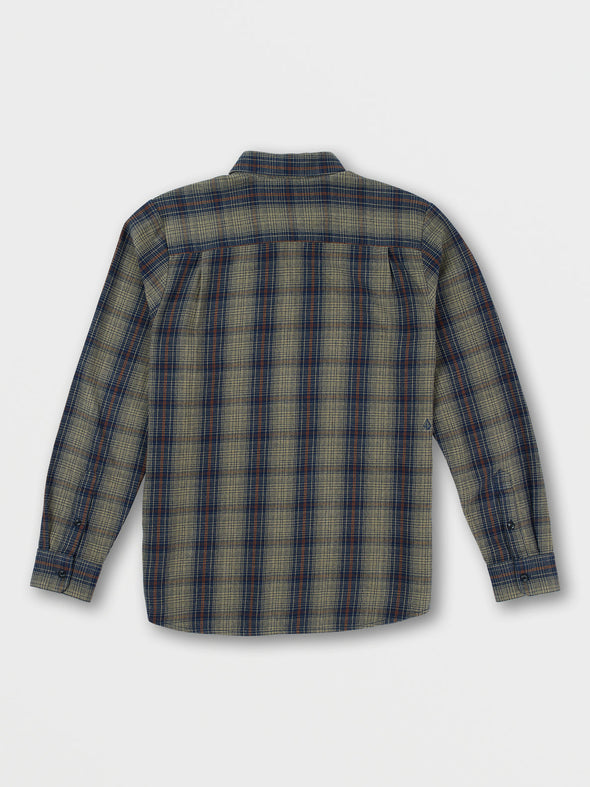 VOLCOM HEAVY TWILLS FLANNEL LS - KHA