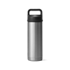YETI RAMBLER 18OZ BOTTLE W/ CHUG CAP - STAINLESS